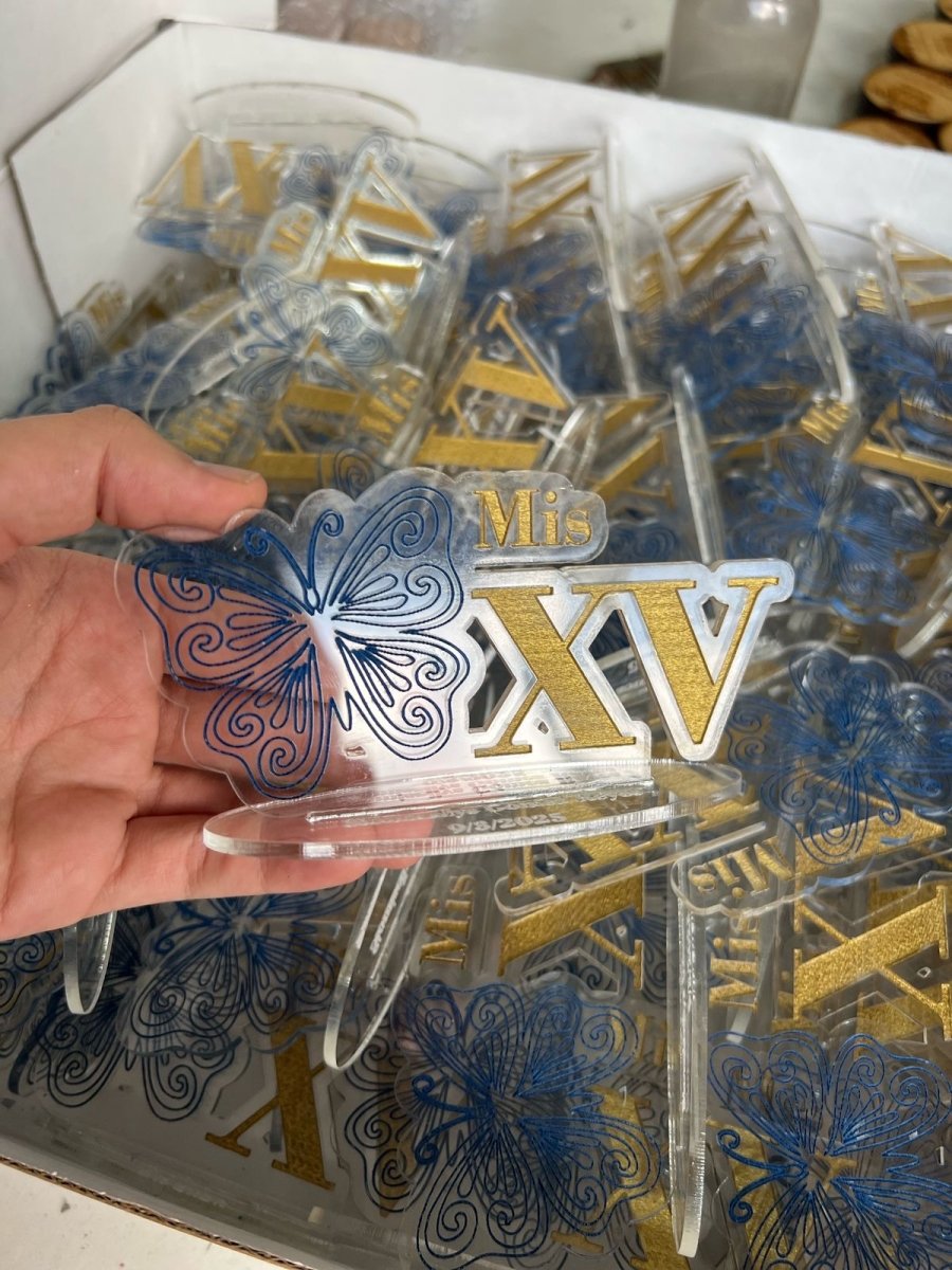 Fiesta de 15 souvenir en acrilico - Felt Craft RD