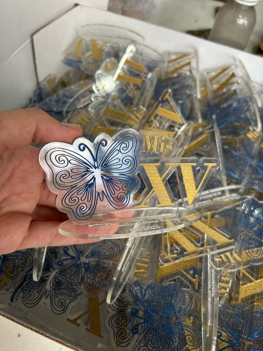 Fiesta de 15 souvenir en acrilico - Felt Craft RD