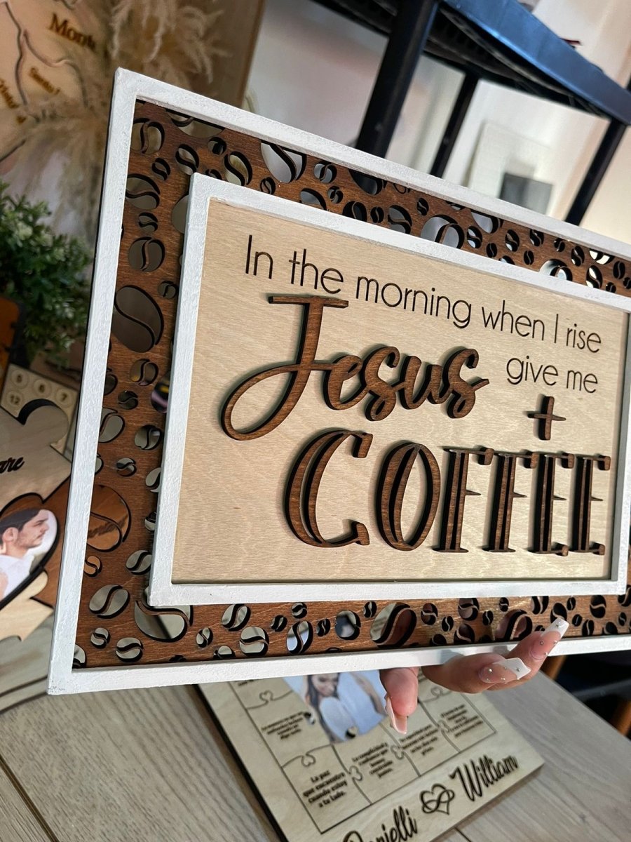 Give me coffee in the morning - Felt Craft RD