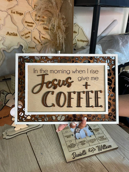 Give me coffee in the morning - Felt Craft RD