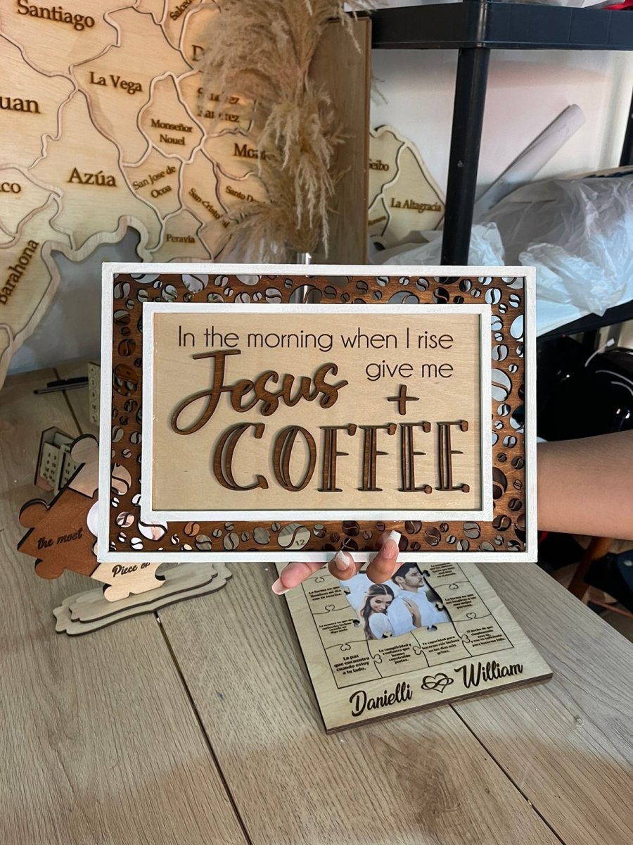 Give me coffee in the morning - Felt Craft RD