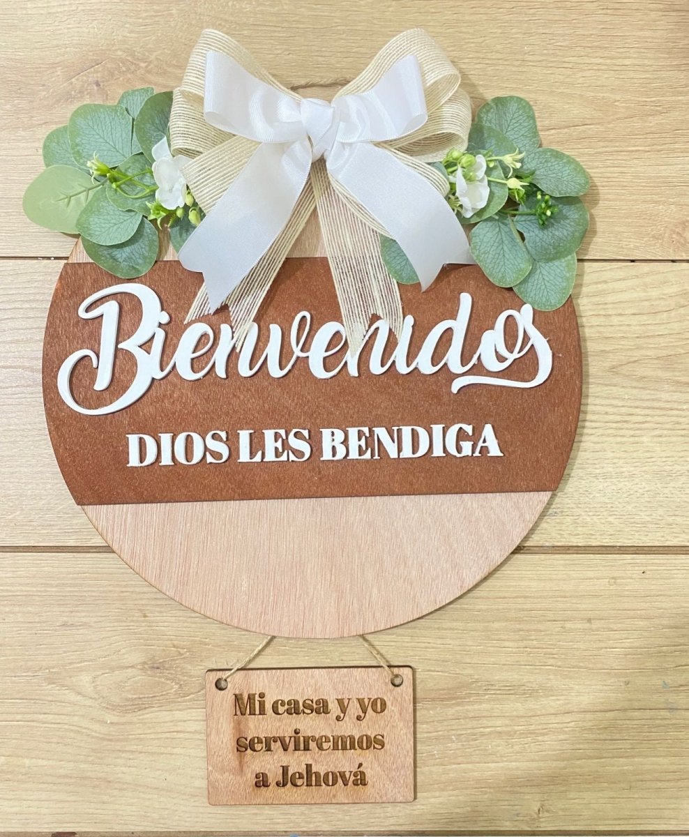 God Bless Family Door Hanger Custom - Felt Craft RD