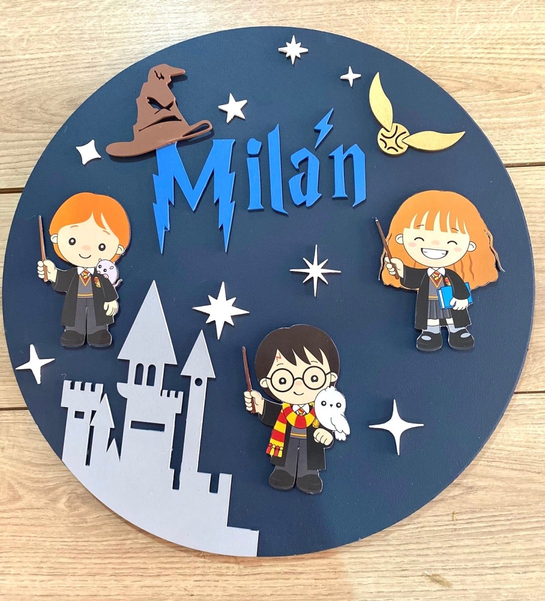 Harry Potter Nursery Kids Boy Room Decor - Felt Craft RD