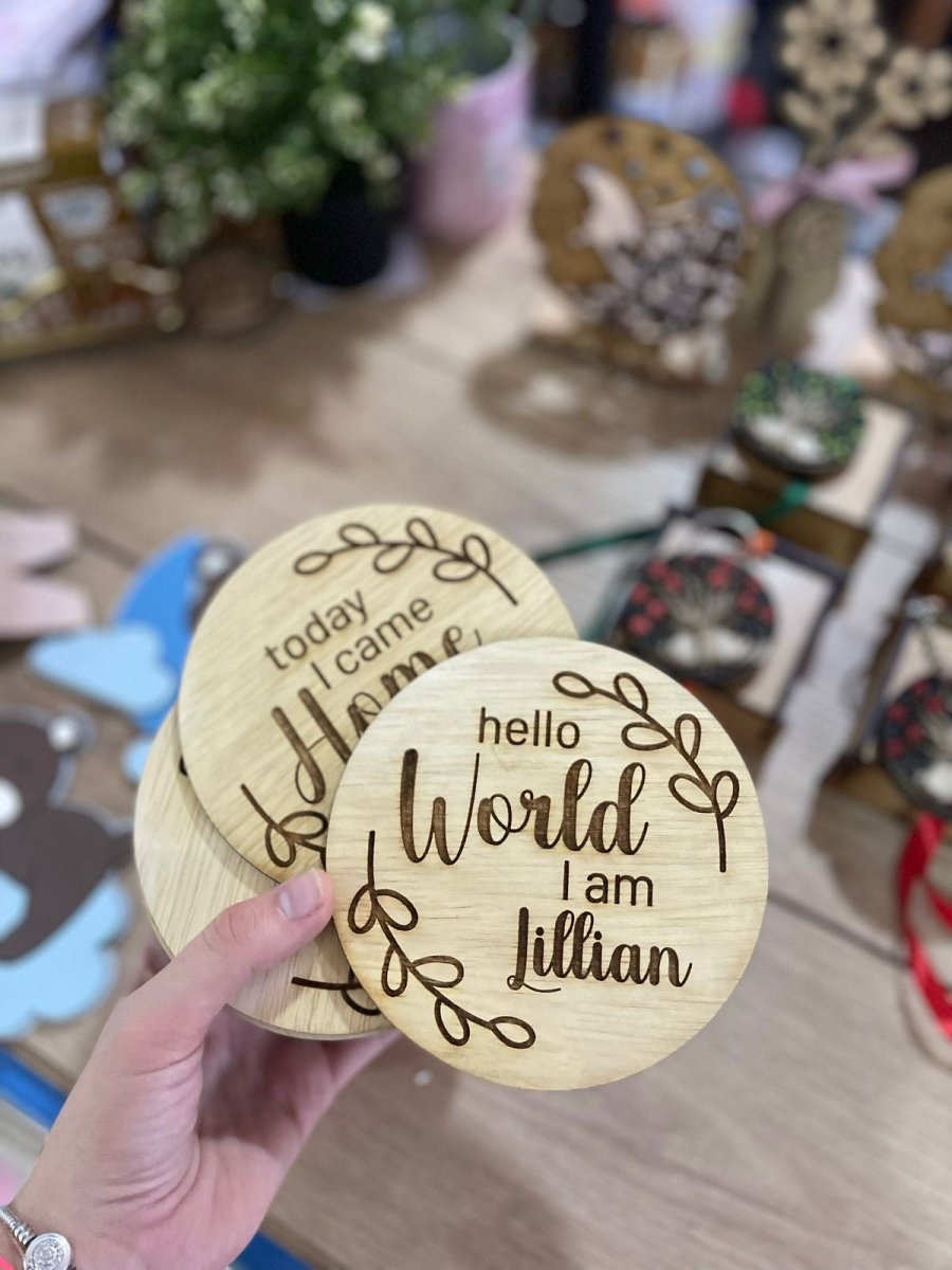 Hello World Baby tags - Felt Craft RD