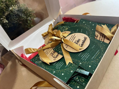 Invitación rústica de madera para bodas