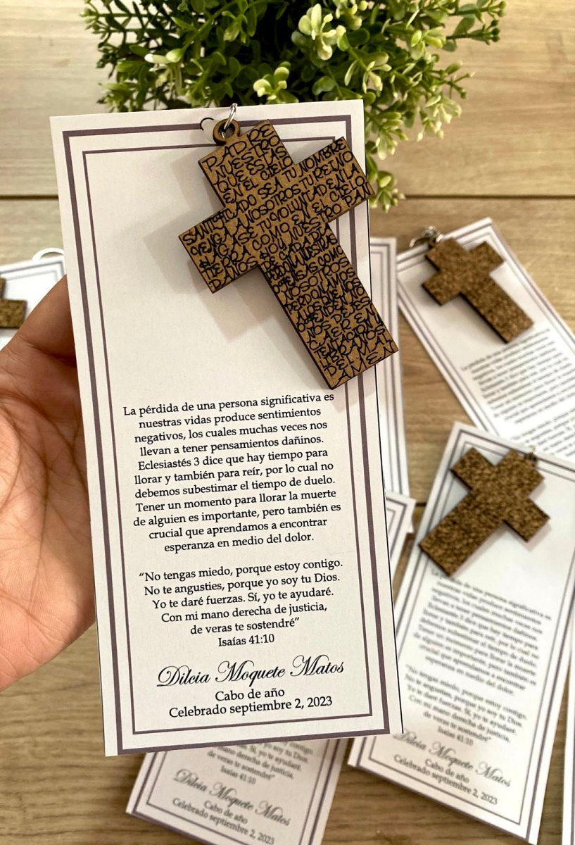 Invitación para bautizo personalizada en Santo Domingo - Felt Craft RD