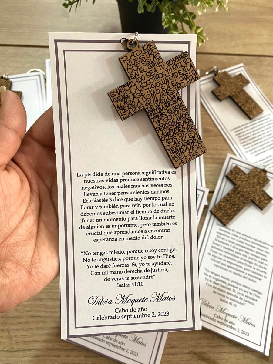 Invitación para bautizo personalizada en Santo Domingo - Felt Craft RD