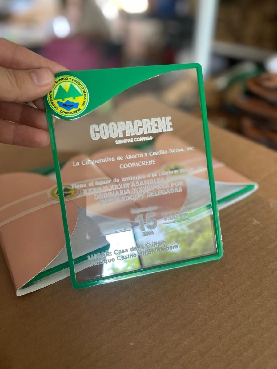 Invitaciones en acrilico 6x4" - Felt Craft RD