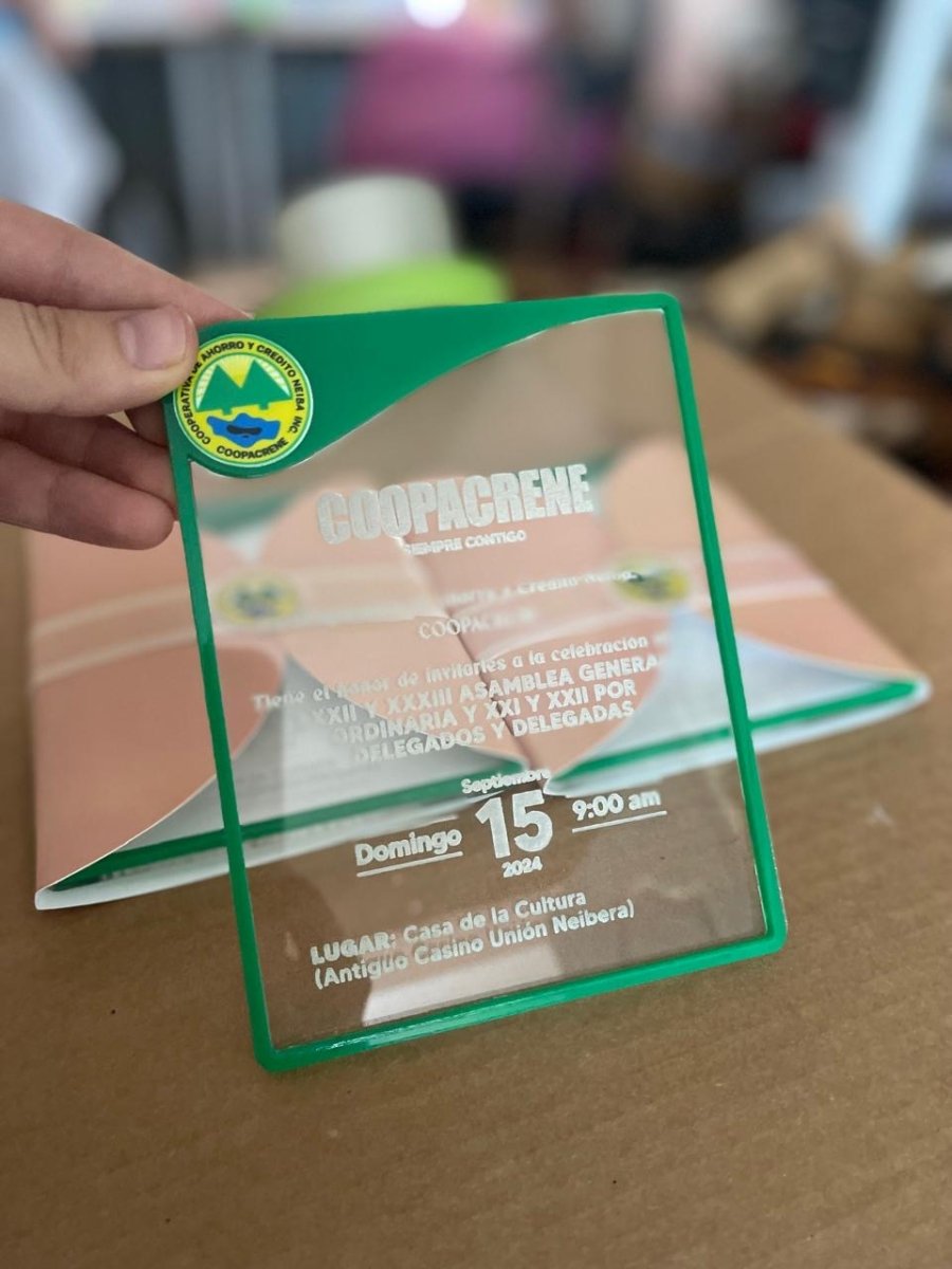 Invitaciones en acrilico 6x4" - Felt Craft RD