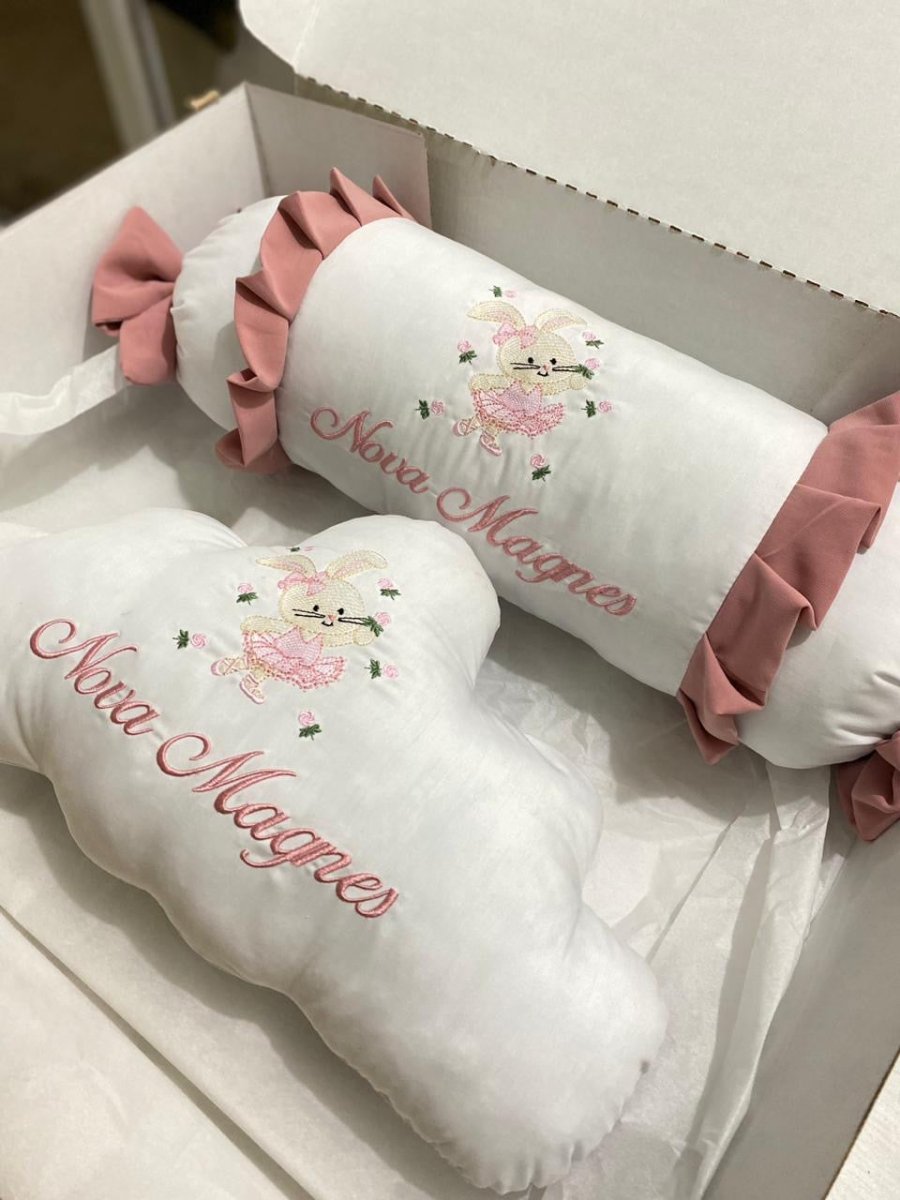Cojín Personalizado Almohadas Para Bebes Bordadas Cojines Bordados