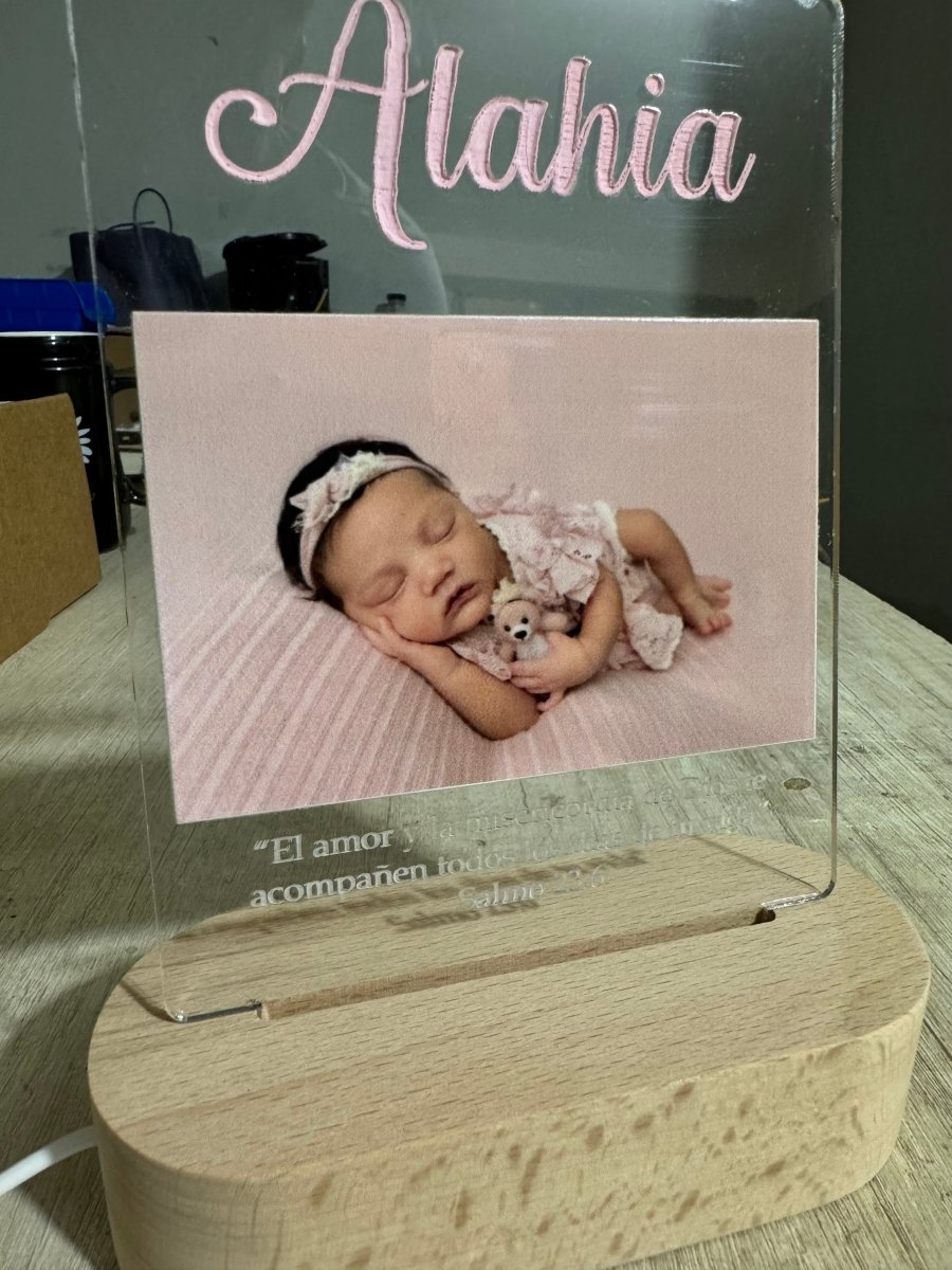 Lampara habitacion de bebe personalizada - Felt Craft RD