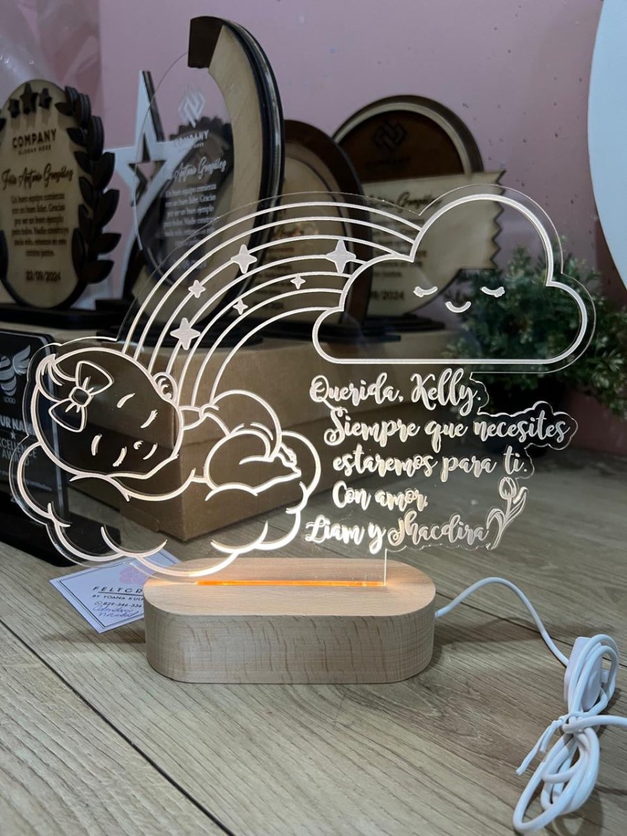 Lámpara LED decorativa personalizada para habitación