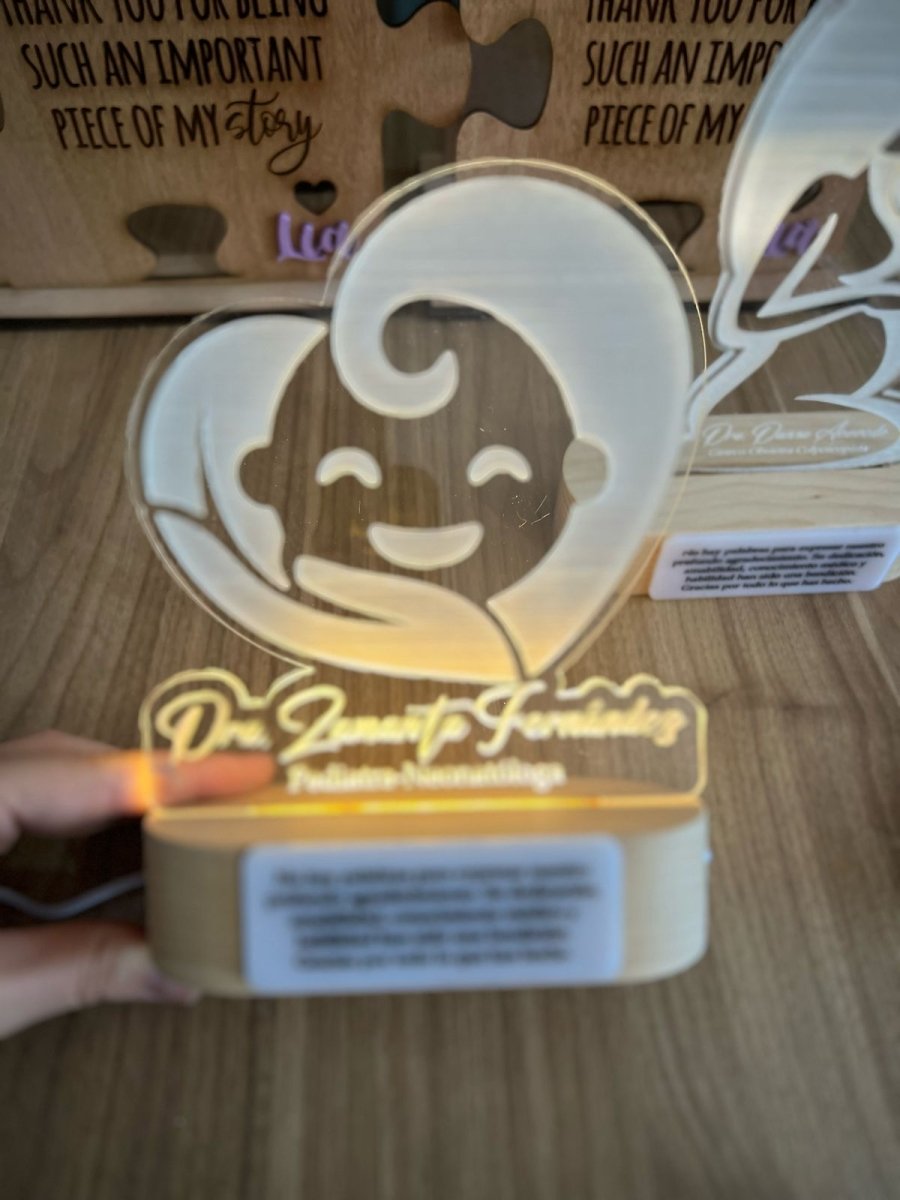 Led lampara decorativa personalizada - Felt Craft RD