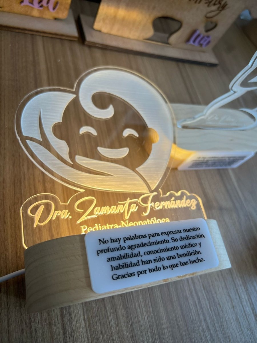 Led lampara decorativa personalizada - Felt Craft RD