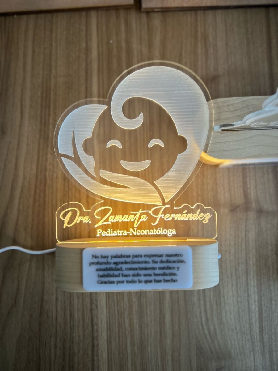 Led lampara decorativa personalizada - Felt Craft RD