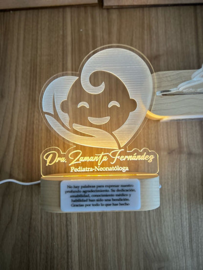 Led lampara decorativa personalizada - Felt Craft RD