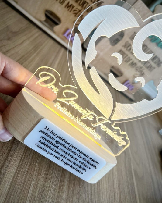 Led lampara decorativa personalizada - Felt Craft RD