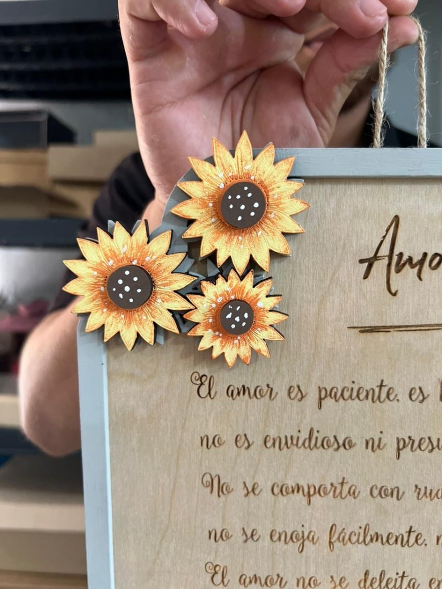 Letrero amor personalizado madera - Felt Craft RD