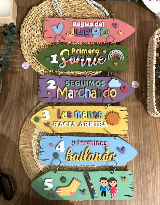 Letrero decorativo parque - Felt Craft RD