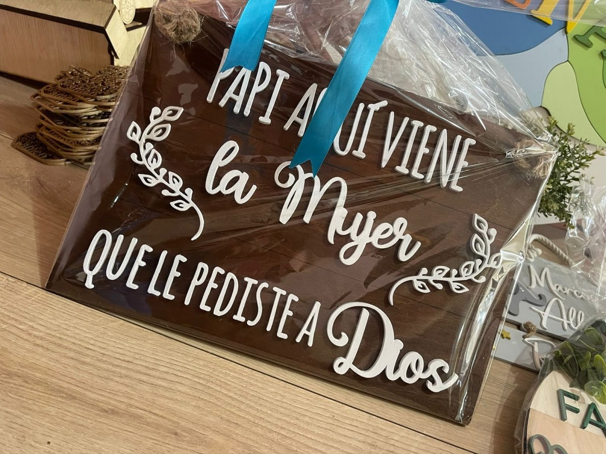 Letrero esposa mujer personalzado - Felt Craft RD