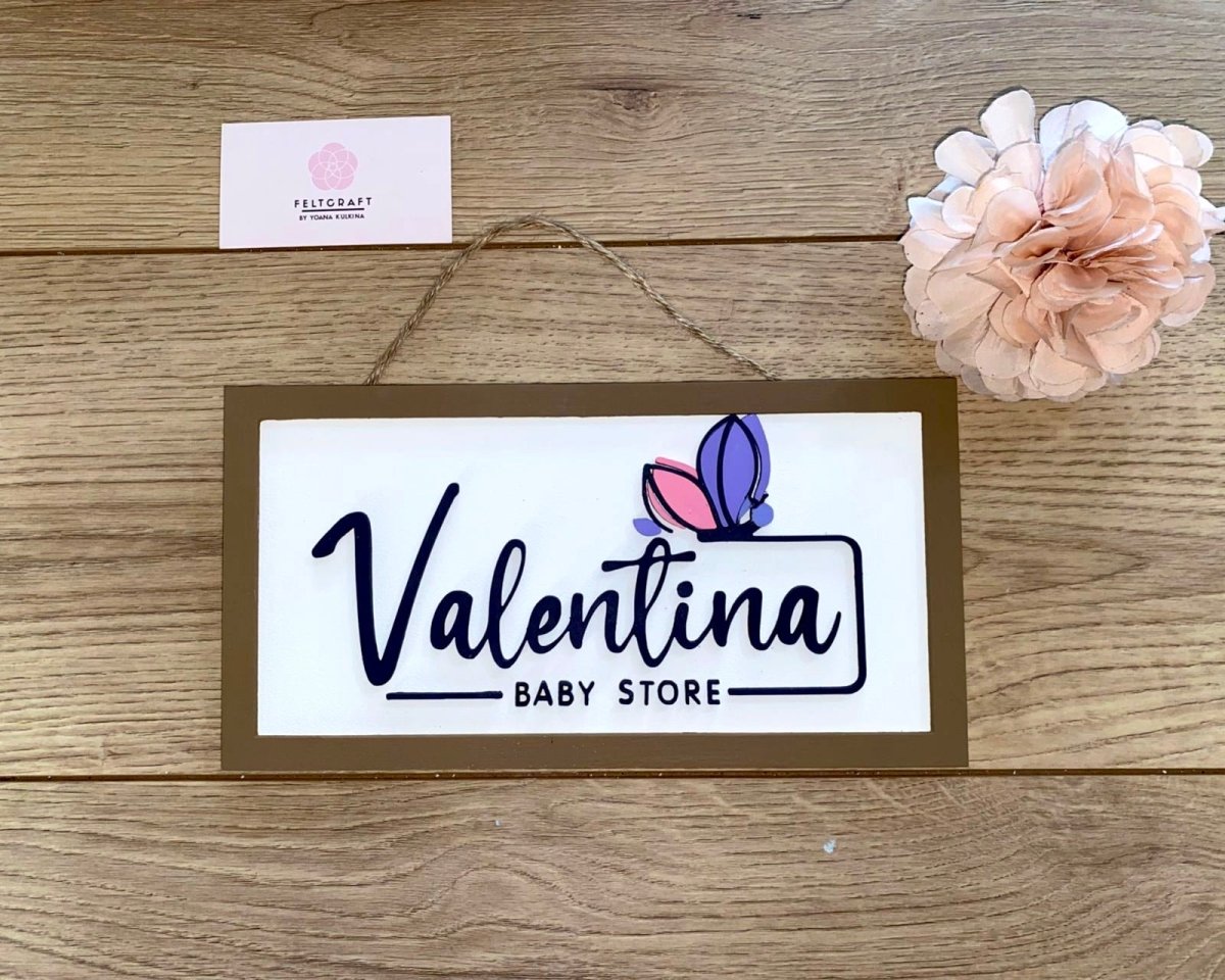 Letrero para logos de empresas personalizados en madera Santo Domingo - Felt Craft RD