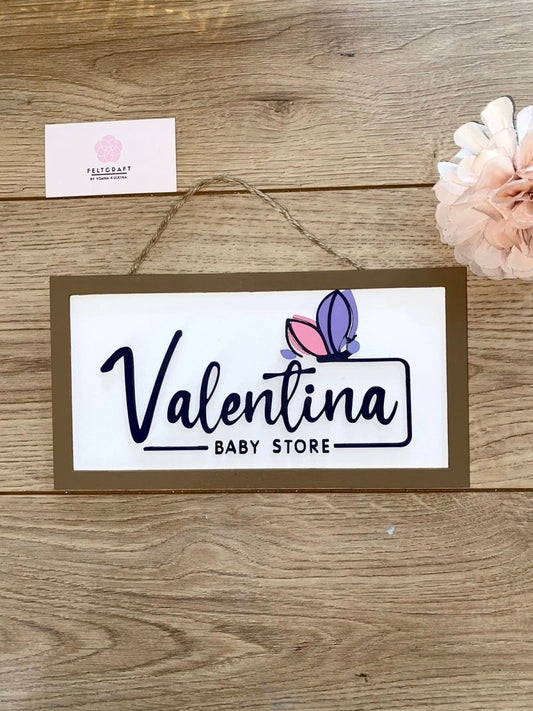 Letrero para logos de empresas personalizados en madera Santo Domingo - Felt Craft RD