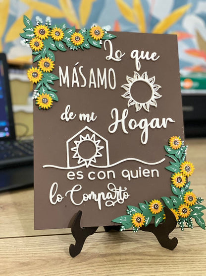 Letrero Personalizable Con Frase - Felt Craft RD