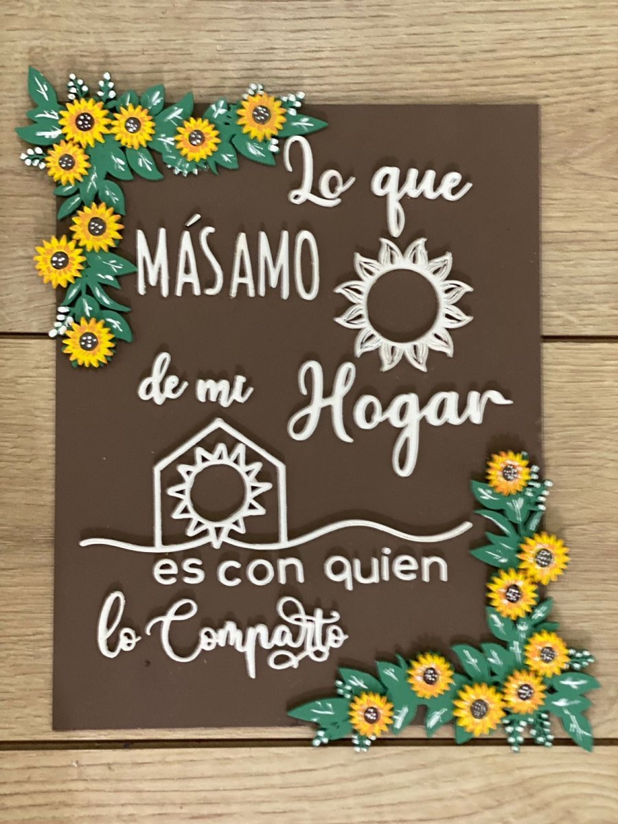 Letrero Personalizable Con Frase - Felt Craft RD