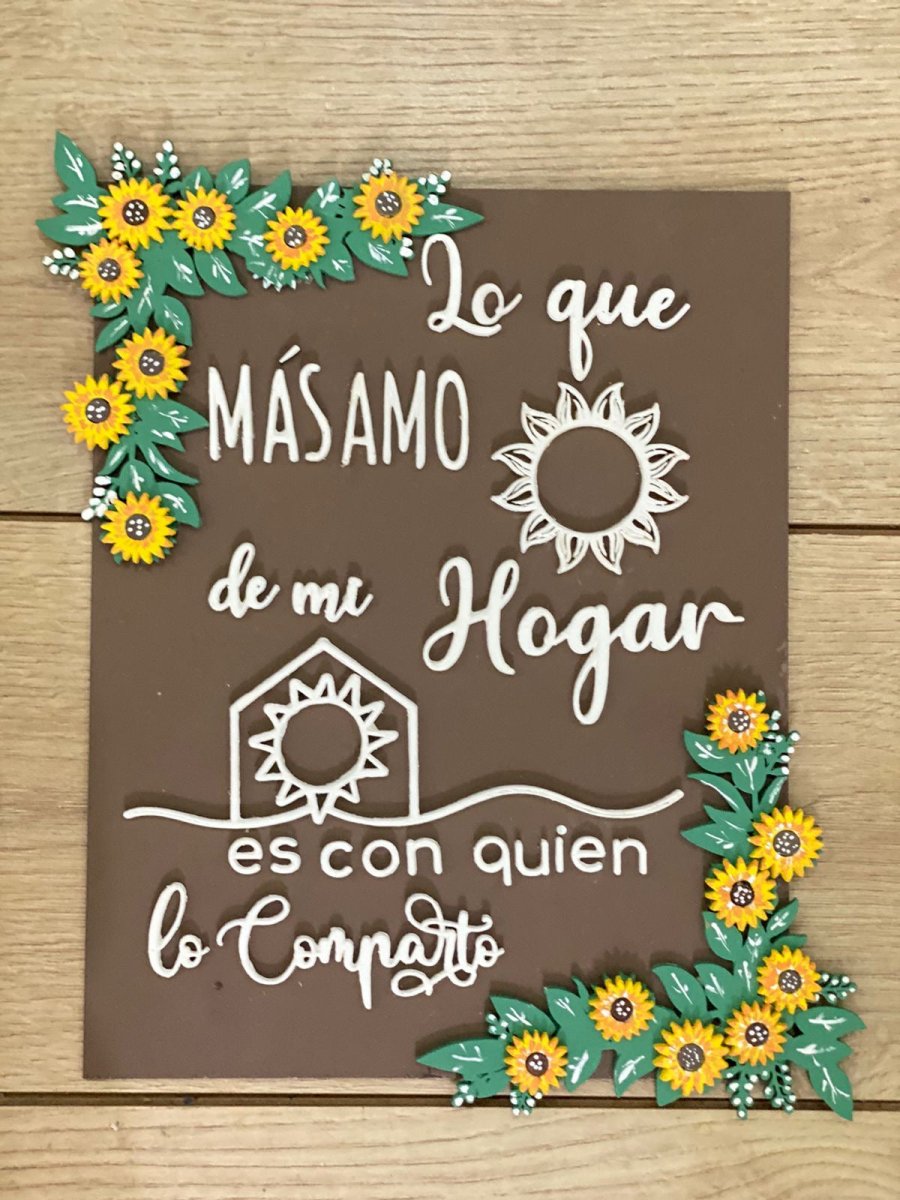 Letrero Personalizable Con Frase - Felt Craft RD