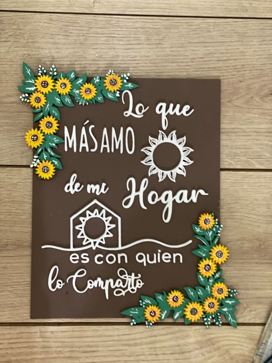 Letrero Personalizable Con Frase - Felt Craft RD