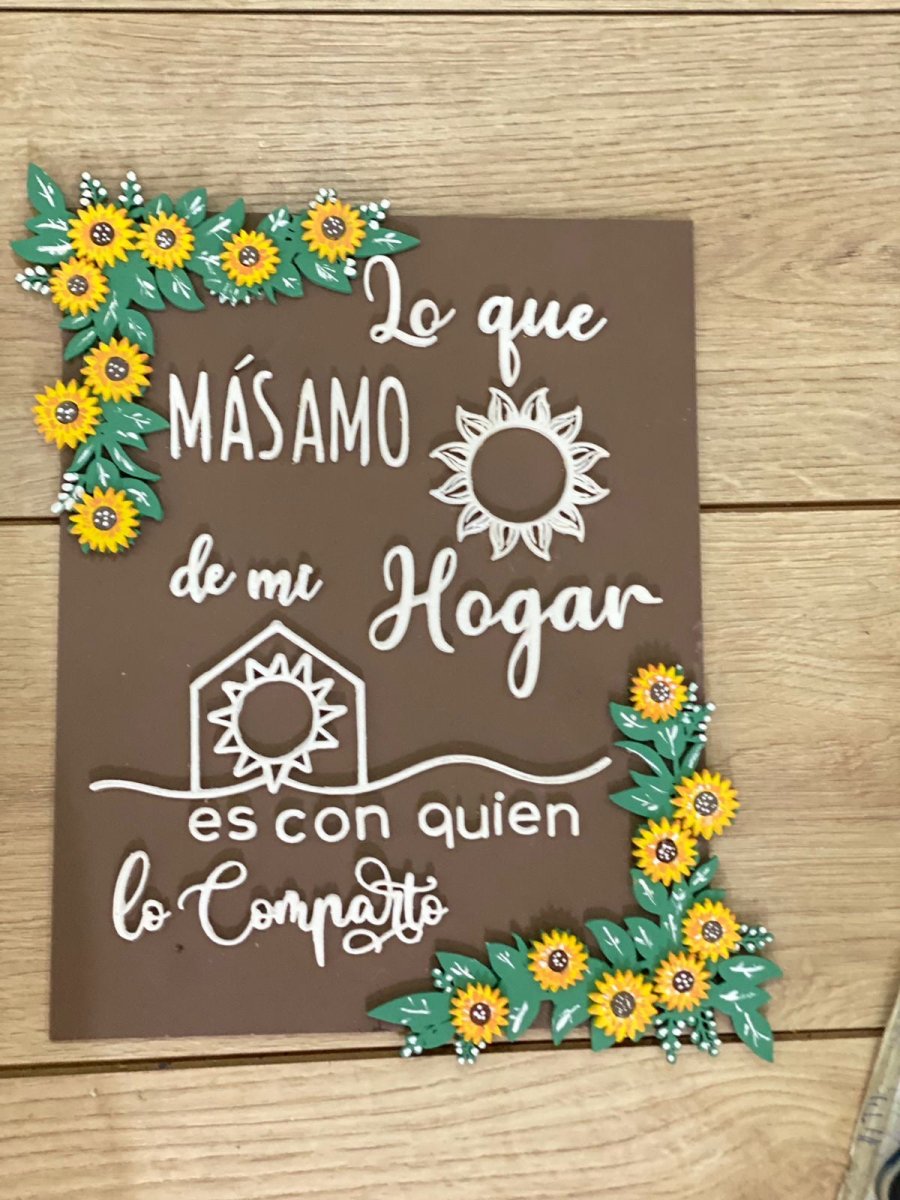 Letrero Personalizable Con Frase - Felt Craft RD