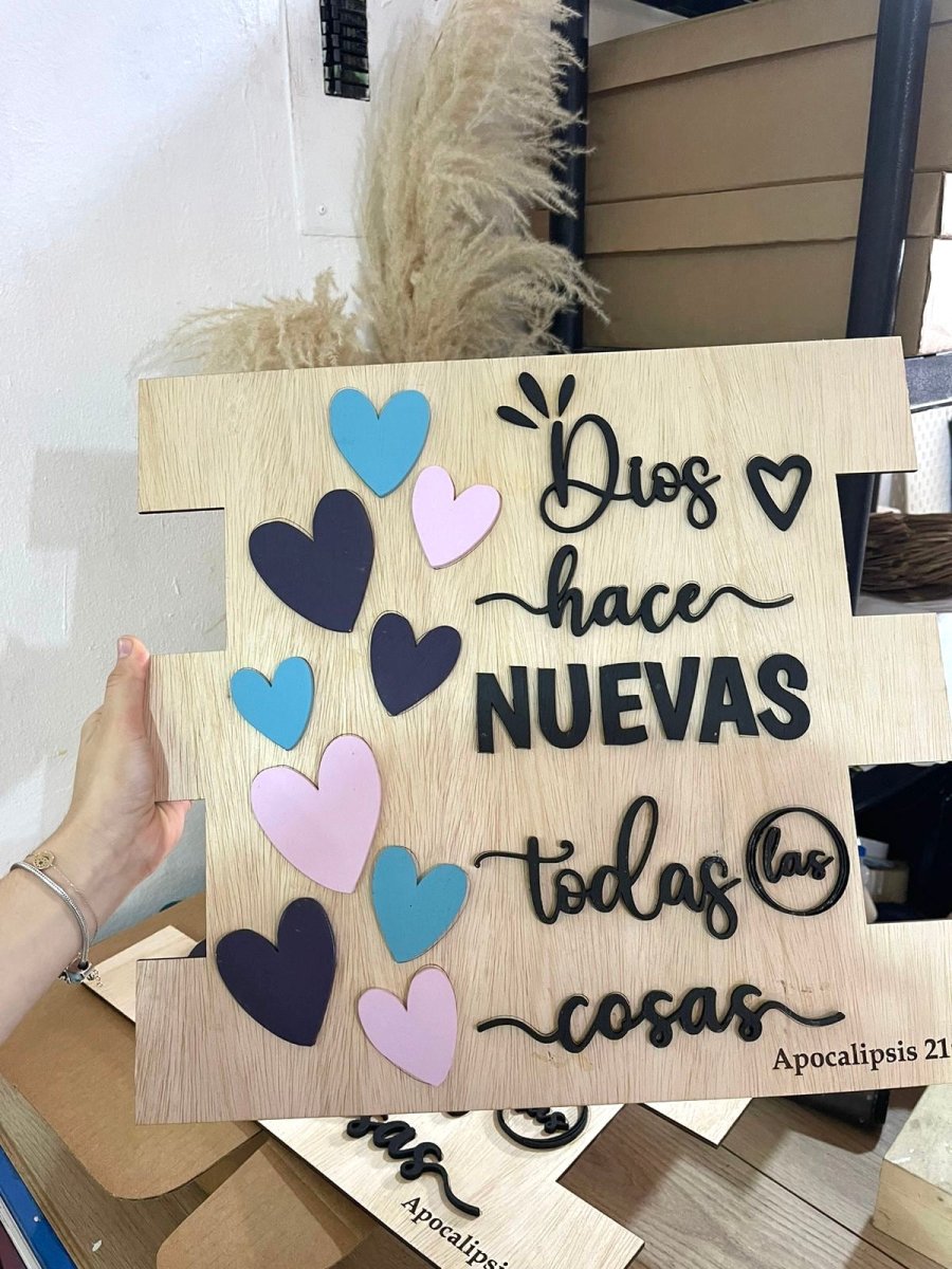 Letrero Personalizable Con Frase - Felt Craft RD