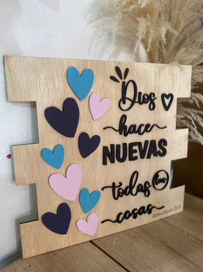 Letrero Personalizable Con Frase - Felt Craft RD