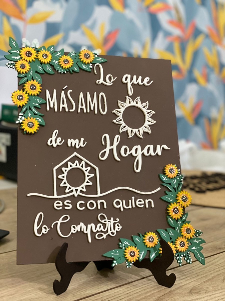 Letrero Personalizable Con Frase - Felt Craft RD