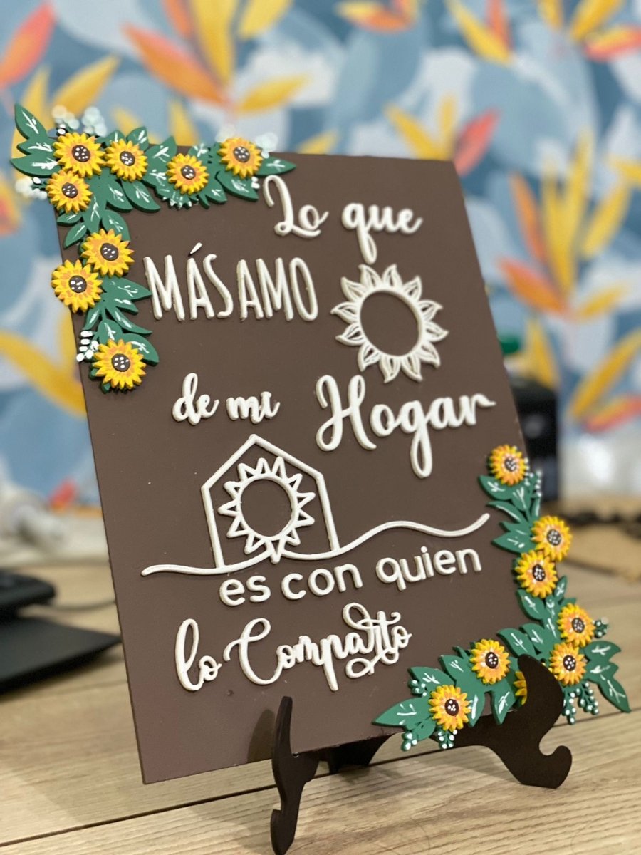 Letrero Personalizable Con Frase - Felt Craft RD