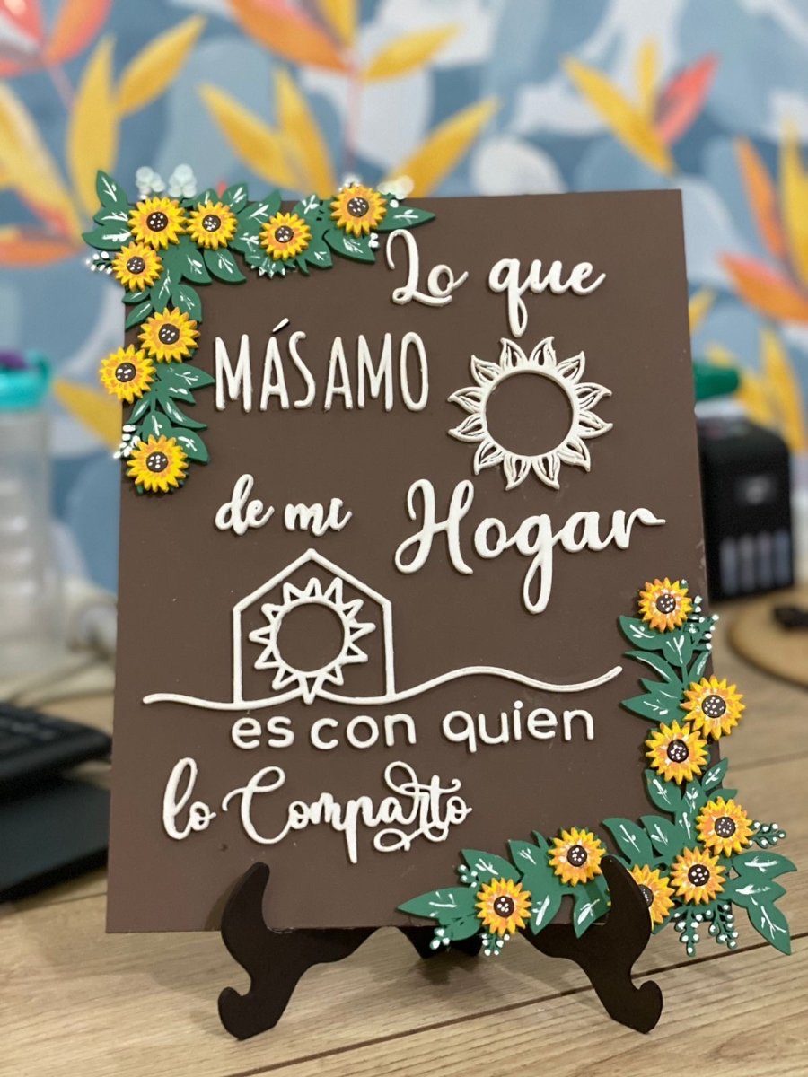 Letrero Personalizable Con Frase - Felt Craft RD