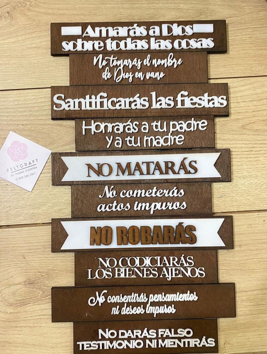 Letrero personalizado Frase - Felt Craft RD