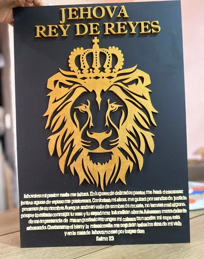 Letrero Rey de Reyes - Felt Craft RD