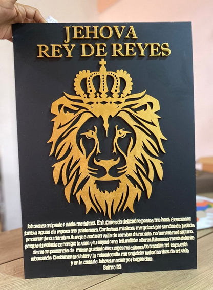 Letrero Rey de Reyes - Felt Craft RD