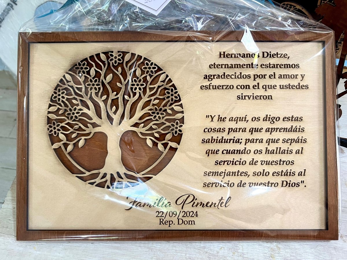 Letreros con frases en Madera - Felt Craft RD