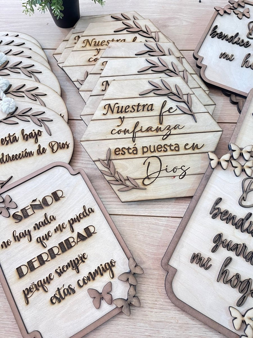 Letreros de bendiciones | Felt Craft RD