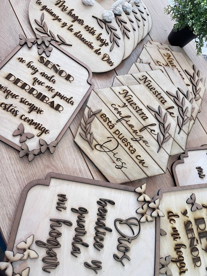 Letreros de bendiciones | Felt Craft RD