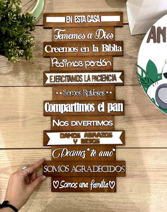 Letreros personalizados en madera - Felt Craft RD