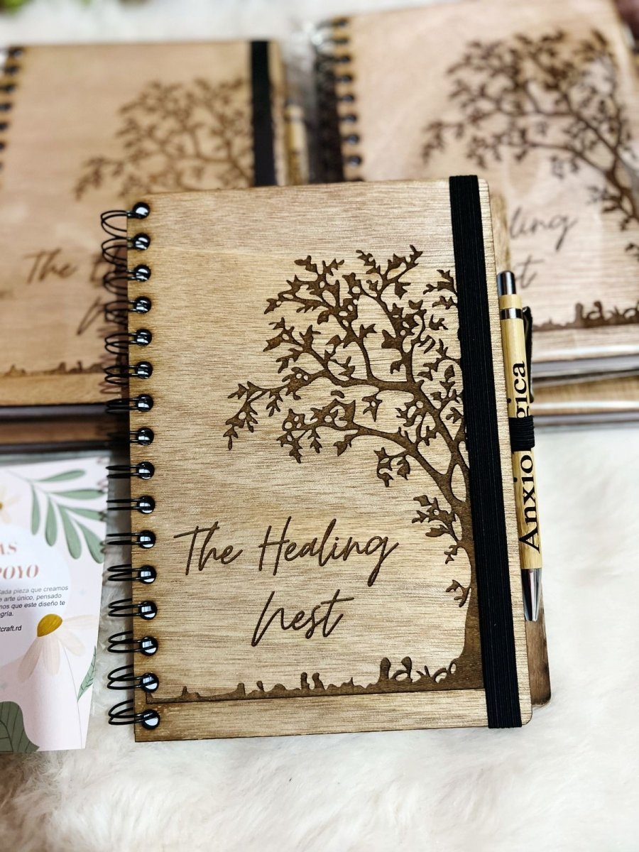 Libreta personalizada grabada con lapicero - Felt Craft RD