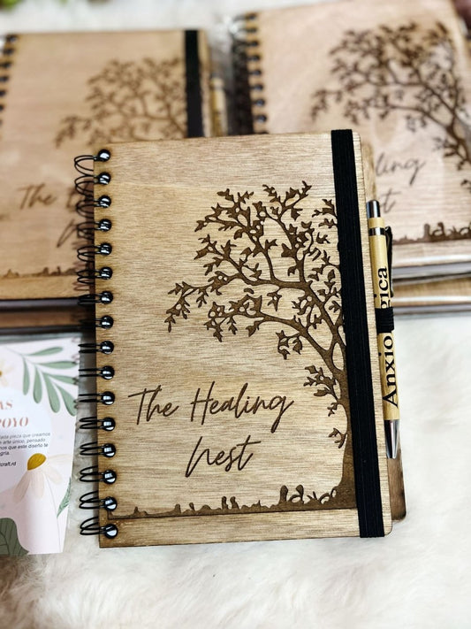 Libreta personalizada grabada con lapicero - Felt Craft RD