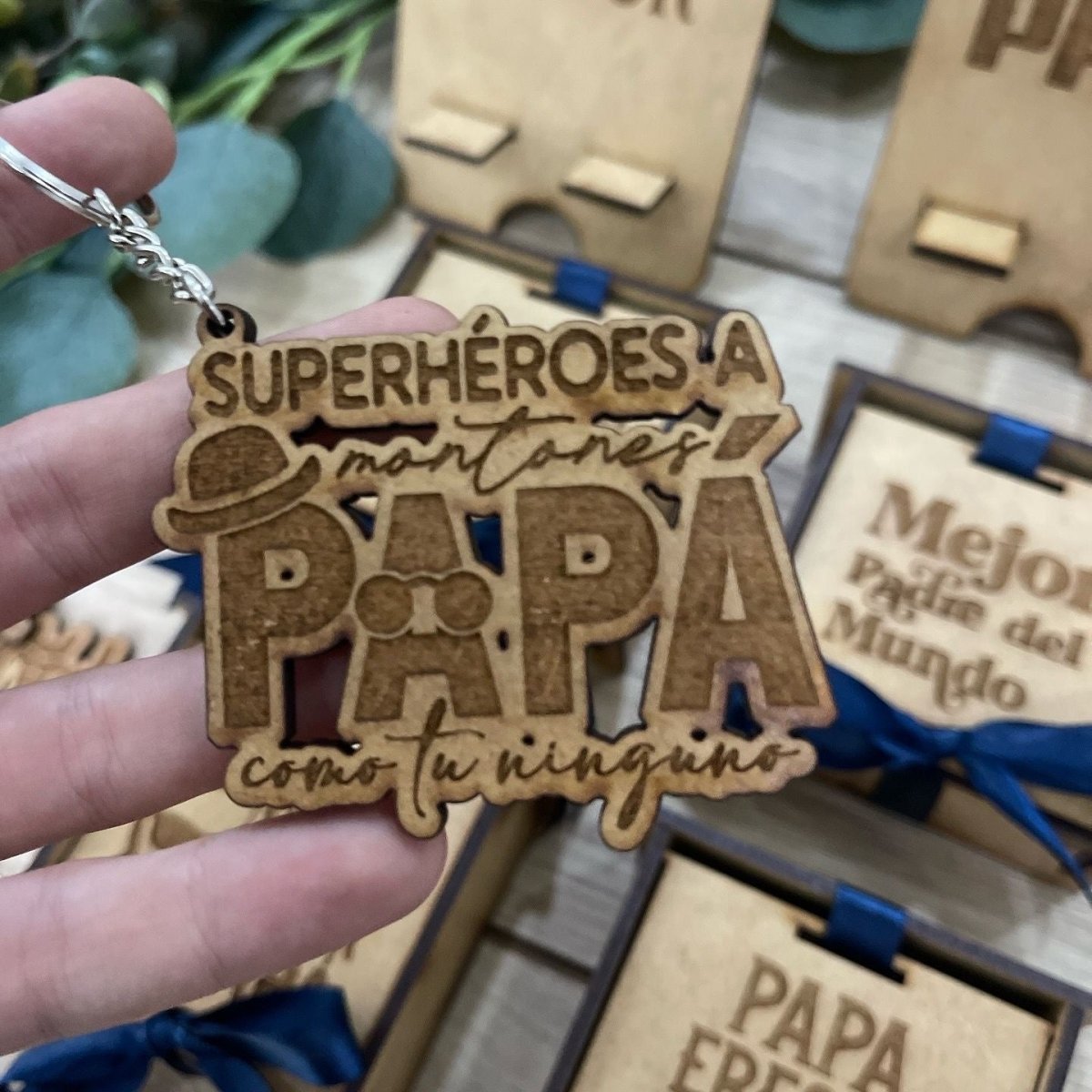 Llavero detalle dia del padre personalizado - Felt Craft RD