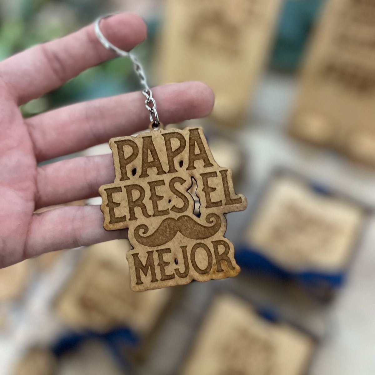 Llavero detalle dia del padre personalizado regalo original - Felt Craft RD