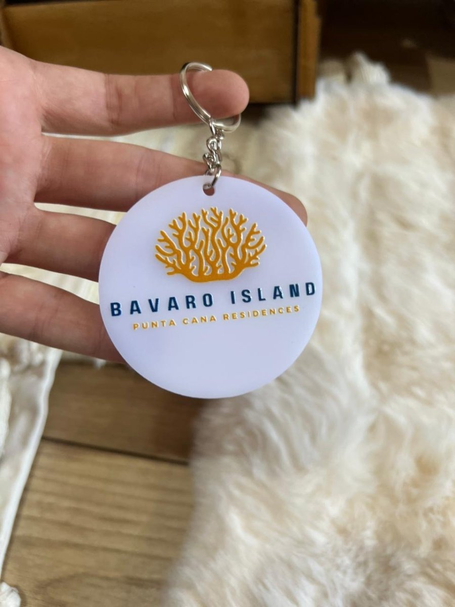 Llavero personalizado en acrilico corporativo empresarial - Felt Craft RD