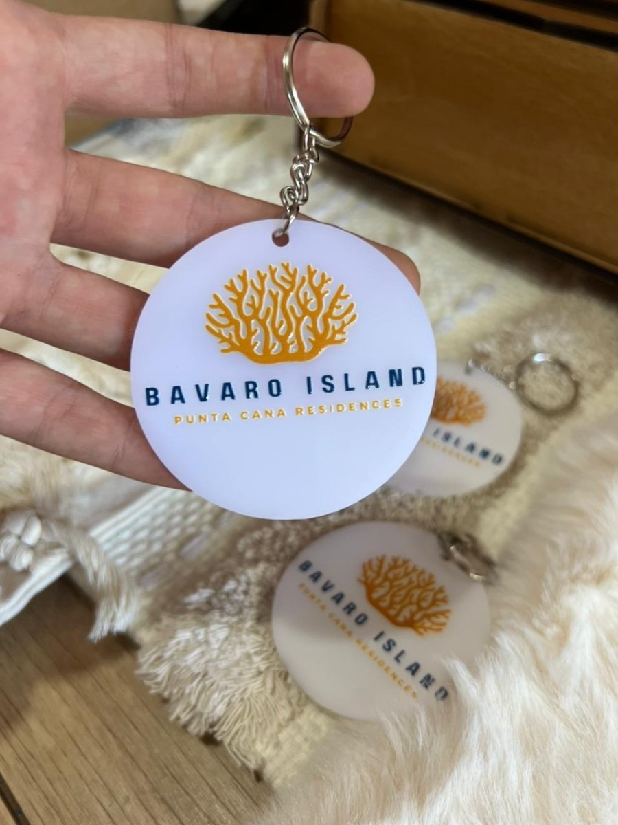 Llavero personalizado en acrilico corporativo empresarial - Felt Craft RD