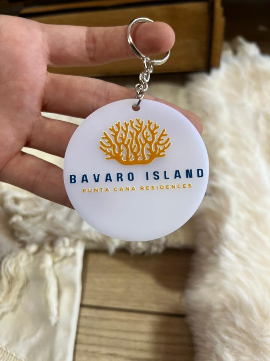 Llavero personalizado en acrilico corporativo empresarial - Felt Craft RD